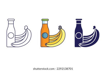 Beer line and solid illustration icon