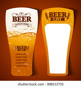 beer list glass