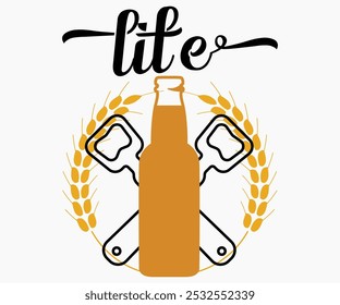 beer Lite Svg,Beer Shirt,Beer Quotes Svg,Beer Lover Svg,Lucky Beer Svg,Cut File,commercial use,Silhouette,Beer Svg,Retro,Vintage