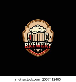 Beer logo desgin vector ale