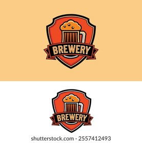 Beer logo desgin vector ale