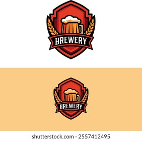 Beer logo desgin vector ale