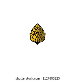 Beer Logo Design Element