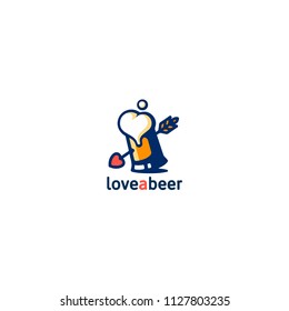 Beer Logo Design Element