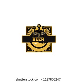 Beer Logo Design Element