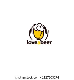 Beer Logo Design Element