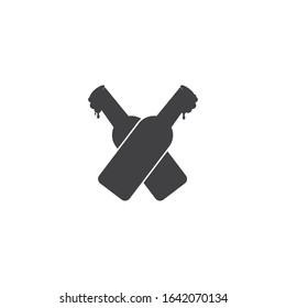 Beer logo design template for pub, bar or restaurant.
