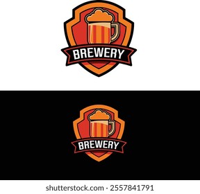 beer logo design vector icon 