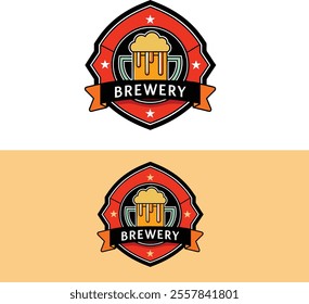 beer logo design vector icon 