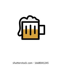 Beer logo, beer design vector with a simple concept. beverage logo.