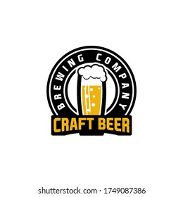 Beer Logo Design Vector Template