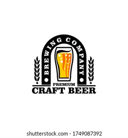 Beer Logo Design Vector Template