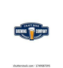 Beer Logo Design Vector Template