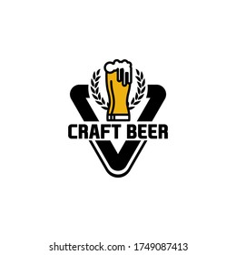 Beer Logo Design Vector Template