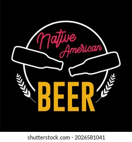 diseño de logotipo de cerveza , muy adecuado para imprimir en camisetas, con diseños exclusivos , batería baja necesita cerveza