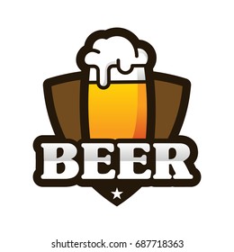 Beer Logo, Emblem Vector 