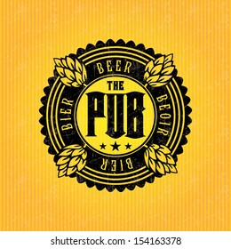 beer logo hop pub label bar pack typography old icon brew mark design pattern for new customers beer logo hop pub label bar pack typography old icon jump classic monarch ritual real leaping royal blac