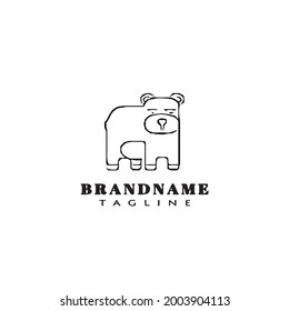 plantilla de diseño de icono de logotipo de cerveza ilustración vectorial moderna