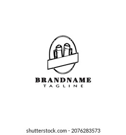 beer logo icon design template black modern isolated vector illustration