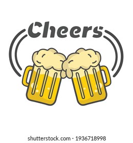 beer logo icon vector template design illustration