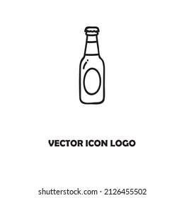 beer logo icon vector template design illustration