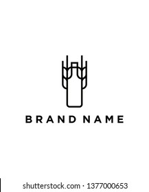 beer logo line