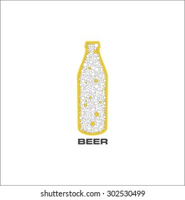 Beer logo template