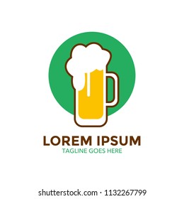 beer logo template. unique