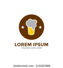 beer logo template. unique