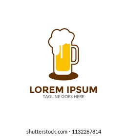 beer logo template. unique