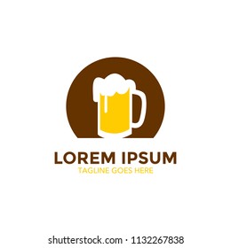beer logo template. unique