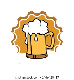 Beer Delivery Icon Logo Design Element Stock Vector (Royalty Free ...