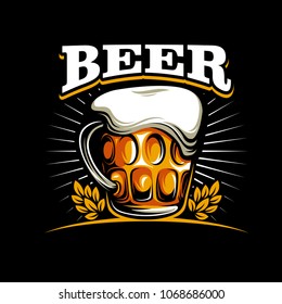 Beer logo vector