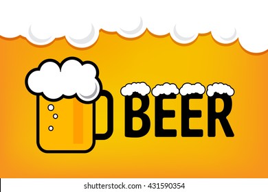 Beer logo vector icon illustration
