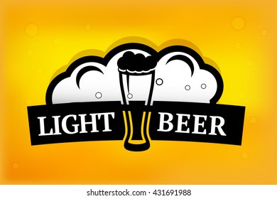 Beer logo vector illustration