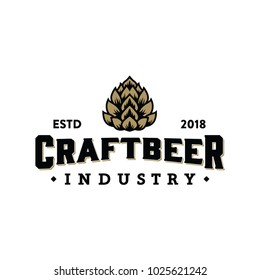beer logo, vintage logo, craft beer