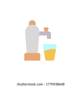 Beer machine icon. Simple color vector elements of international beer day icons for ui and ux, website or mobile application