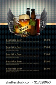 beer menu
