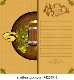 beer menu background banner