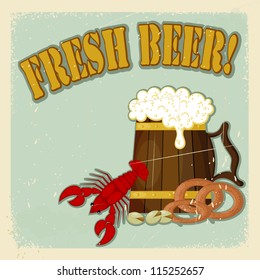 Beer menu. eps10