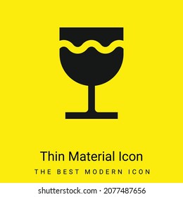 Beer minimal bright yellow material icon