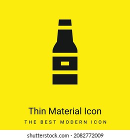 Beer minimal bright yellow material icon