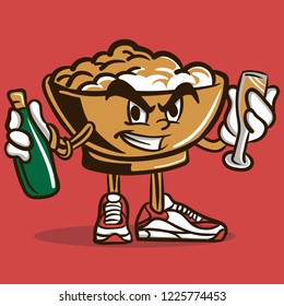 Beer monster vectors are very funny