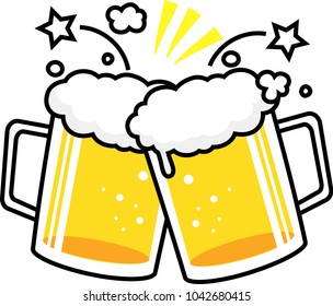 Beer mug cheers