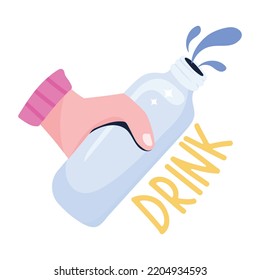 Beer mug denoting cheers, flat icon