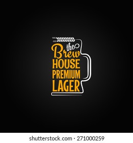 beer mug design background