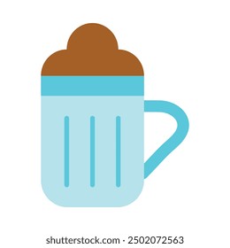 Beer Mug Flat Icon Design For Personal nad Commercial Use