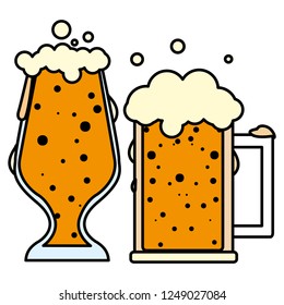 beer mug glass design