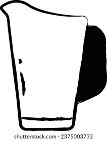 Beer Mug hand drawn vector illustration