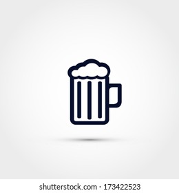 Beer mug icon